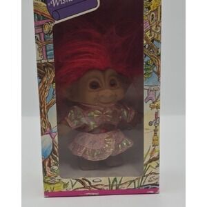 Treasure Troll Belly Button Wishstone Gem Doll Figure Ace Novelty 1990's